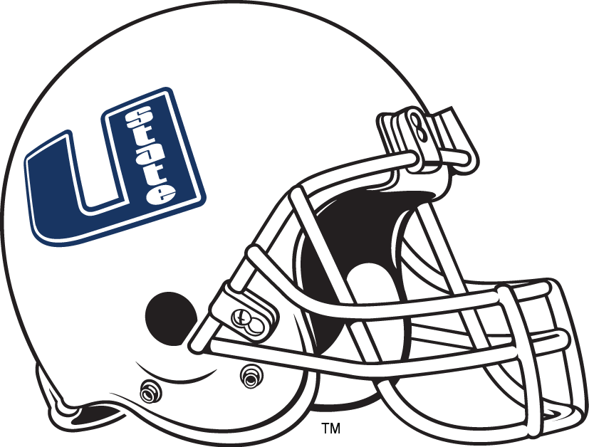 Utah State Aggies 2001-2011 Helmet Logo vinyl decal